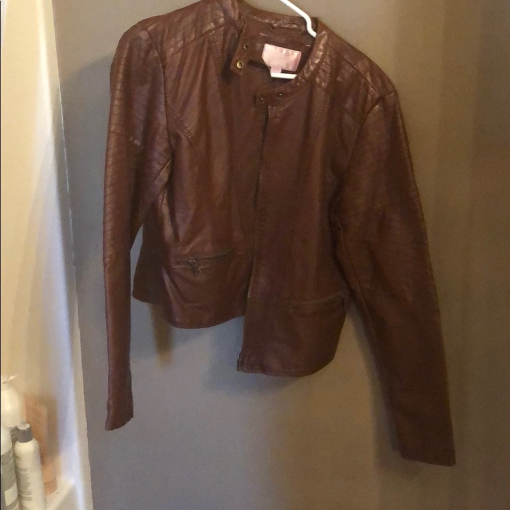 Pleather jacket